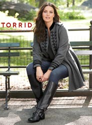 Lookbook одежды для полных модниц американского бренда Torrid ноябрь 2017