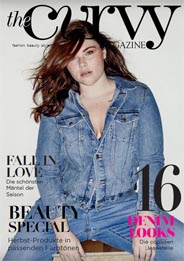 Немецкий журнал мод для полных женщин The Curvy Magazine октябрь 2017