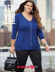 Лукбуки женской одежды больших размеров американского бренда Avenue осень 2017 (Часть 2)