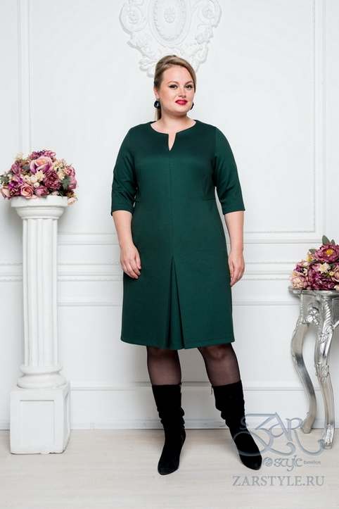 Платья для полных женщин российской компании Заr Style осень-зима 2017-2018