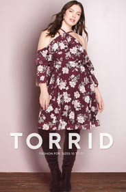 Лукбуки стильной одежды для полных девушек американского бренда Torrid осень 2017 (Часть 2)