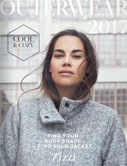 Каталог верхней одежды для полных модниц датского бренда Zizzi осень-зима 2017-18