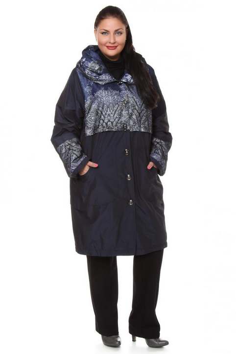 Модные пальто и полупальто для полных женщин российского бренда NATURA осень-зима 2017-2018