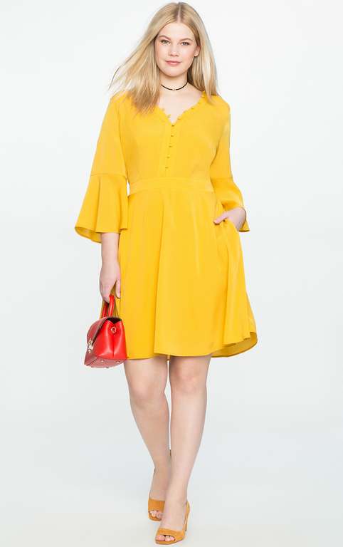 Платья для полных девушек американского бренда Eloquii осень 2017