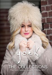 Каталог женской одежды больших размеров голландского бренда Yoek осень-зима 2017-18