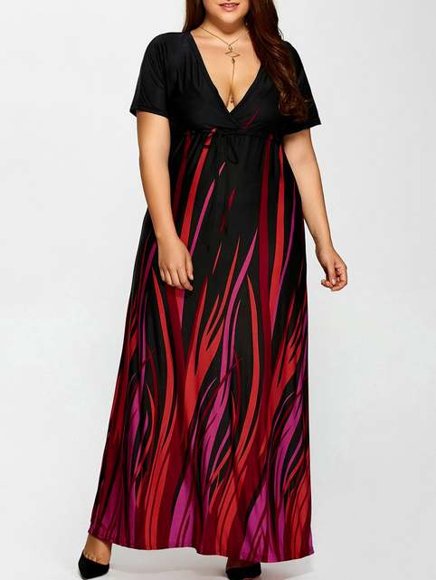 Длинные платья и сарафаны для полных женщин американской компании Rose Wholesale, лето 2017