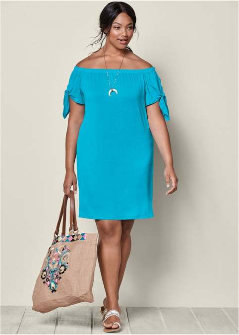 Платья для полных девушек и женщин американского бренда Venus, лето 2017