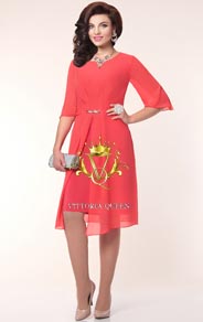 Платья для полных модниц белорусской компании Vittoria Queen, весна-лето 2017