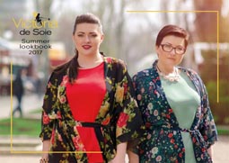 Lookbook женской одежды больших размеров бренда из Донецка Victoria de Soie, лето 2017 