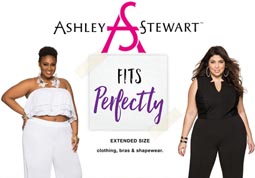 Американский lookbook женской одежды больших размеров Ashley Stewart апрель 2017