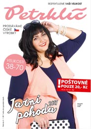Чешский каталог одежды больших размеров Petrklíč, весна 2017