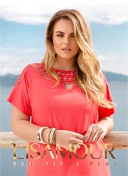 Бразильский каталог женской одежды больших размеров Lisamour, весна-лето 2017