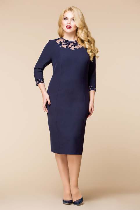 Платья для полных женщин белорусской компании Romanovich Style 2017