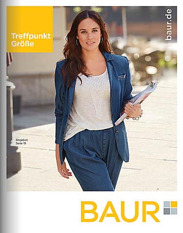 Немецкий каталог одежды для полных девушек и женщин Baur Treffpunkt Größe, весна 2017 (Выпуск 2)