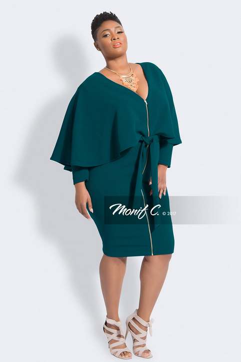 Коллекция женской одежды больших размеров американского бренда Monif C. Весна-лето 2017