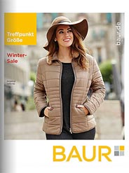 Немецкий каталог распродаж зимней одежды для полных модниц Baur Treffpunkt Größe WSV 2017