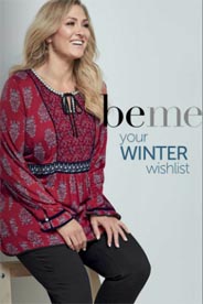 Каталог женской одежды больших размеров австралийского бренда Beme, зима 2016-17