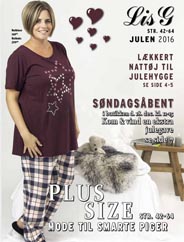 Праздничный каталог одежды для полных женщин среднего возраста датского бренда Lis G 2016