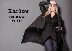 Lookbook женской одежды больших размеров австралийского бренда Harlow, осень-зима 2016-2017