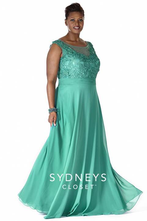 Новогодняя коллекция вечерних и коктейльных платьев для полных женщин американского бренда Sydney's Closet 2017