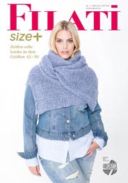 Каталог вязаной одежды для полных девушек и женщин австрийской компании Filati, осень-зима 2016-17