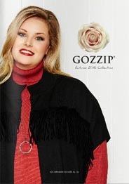 Lookbook, женской одежды больших размеров датского бренда Gozzip, осень 2016