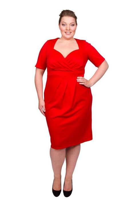 Платья для полных женщин английского бренда Scarlett & Jo, осень 2016