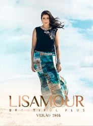 Лукбуки женской одежды больших размеров бразильского бренда Lisamour, весна-лето 2016