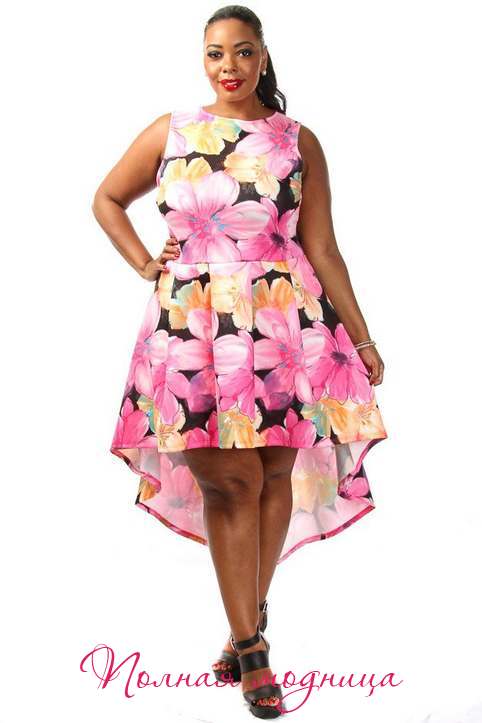 Коктейльные и клубные платья для полных модниц американского бренда Pink, лето 2016
