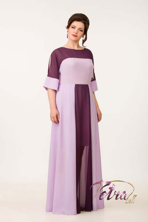 Коллекция вечерних и коктейльных платьев для полных женщин "Краски лета" белорусской компании Tetrabell 2016
