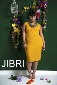 Каталог одежды для полных женщин американского бренда Jibri, весна-лето 2016