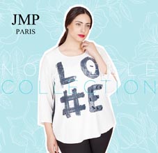 Lookbook одежды для полных дам бренда из Франции Jean Marc Philippe. Весна 2016