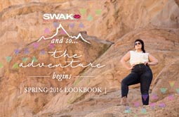 Лукбуки женской одежды больших размеров американского бренда SWAK весна 2016