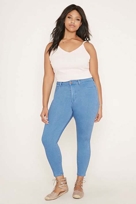 Модные джинсы для полных девушек и женщин 2016