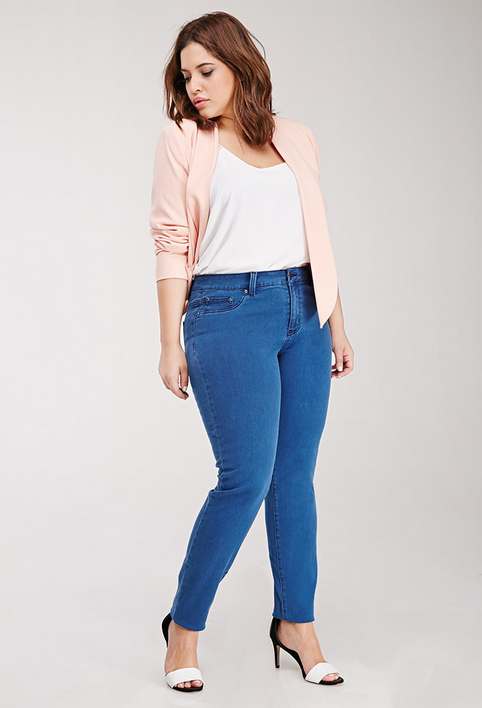 Модные джинсы для полных девушек и женщин 2016