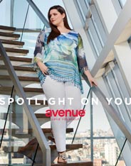 Лукбуки одежды для полных модниц американского бренда Avenue, Весна 2016