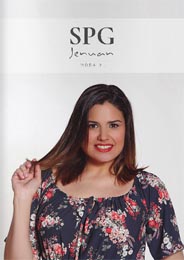 Каталоги женской одежды больших размеров в стиле бохо испанского бренда Spg Jenuan. Весна-лето 2016