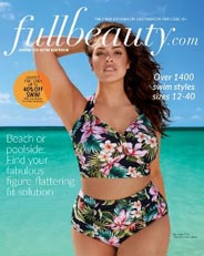 Каталог купальников для полных женщин американского бренда FullBeauty, лето 2016