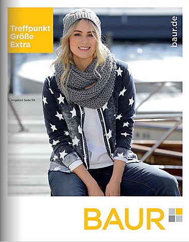 Немецкий каталог женской одежды больших размеров Baur Treffpunkt Größe Extra. Зима 2015-2016
