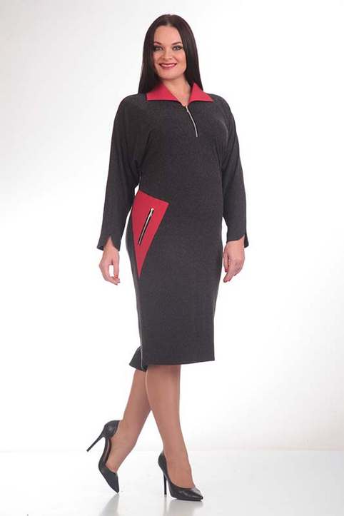 Платья для полных женщин белорусской фирмы Мублиз. Осень-зима 2015-2016