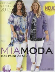 Немецкий каталог женской одежды больших размеров Mia Moda. Весна-лето 2016