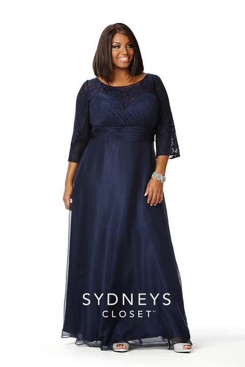 Вечерние и коктейльные платья для полных девушек и женщин американского бренда Sydney's Closet. Весна-лето 2015