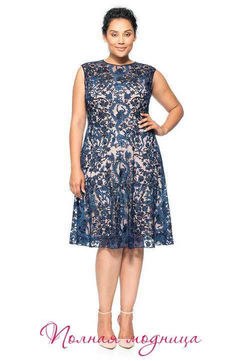 Вечерние и коктейльные платья для полных женщин американского дизайнера Tadashi Shoji. Весна-лето 2015