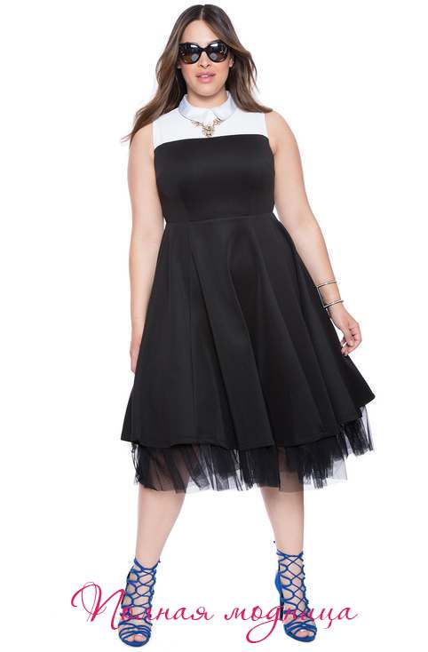Платья для полных девушек и женщин американского бренда Eloquii. Лето 2015