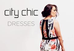 Платья для полных девушек и женщин австралийского бренда City Chic. Лето 2015