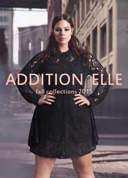 Lookbook женской одежды больших размеров канадского бренда Addition Elle. Осень 2015