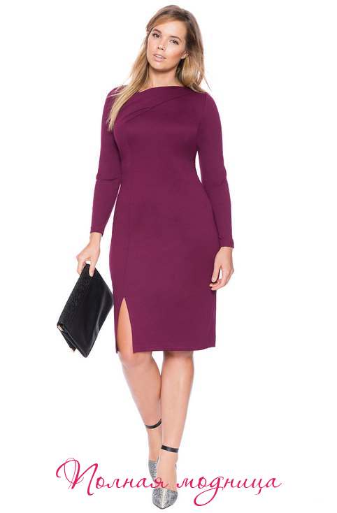 Платья для полных девушек и женщин американского бренда Eloquii. Осень-зима 2015-2016
