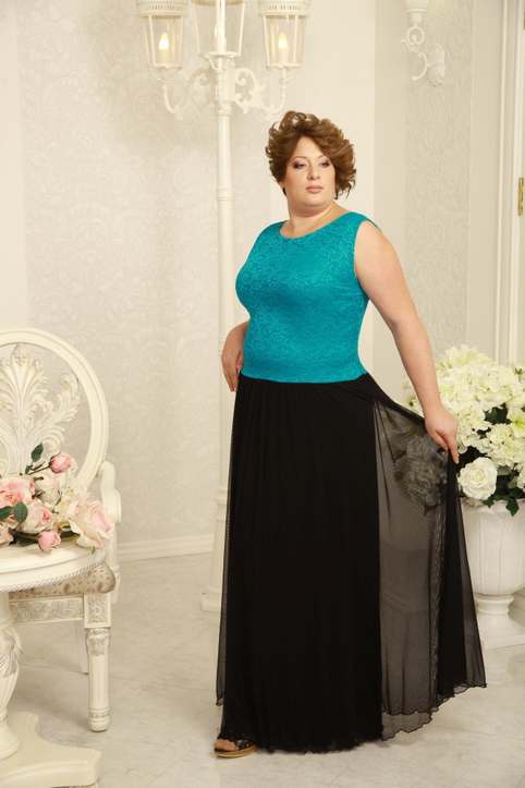 Вечерние и коктейльные платья для полных женщин украинской компании Glamurna. Весна-лето 2015