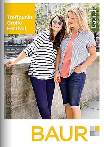 Немецкий каталог женской одежды больших размеров Baur Treffpunkt Größe Festival. Лето 2015