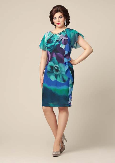 Платья для полных женщин белорусской компании Mira Fashion. Лето 2015